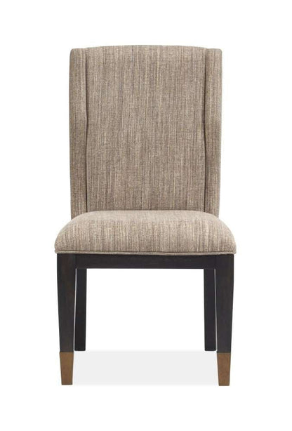 Henry & Mason - Stellan Upholstered Host Side Chair in Nocturn Black & Coventry Grey (Set of 2) - AFA00537 view 5