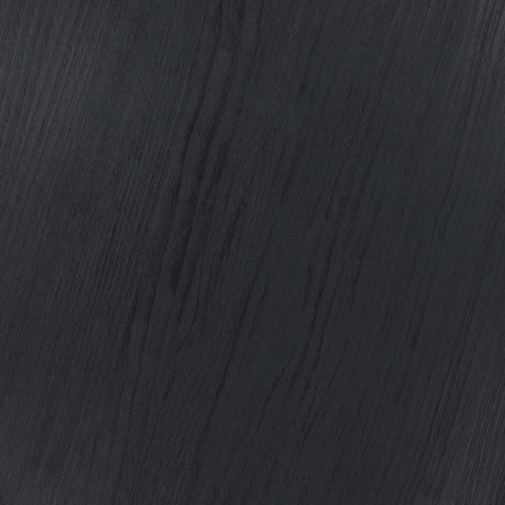 Henry & Mason - Stevie 52in Round Reclaimed Pine Wood Dining Table in Matte Black - DV7458 veiw 2