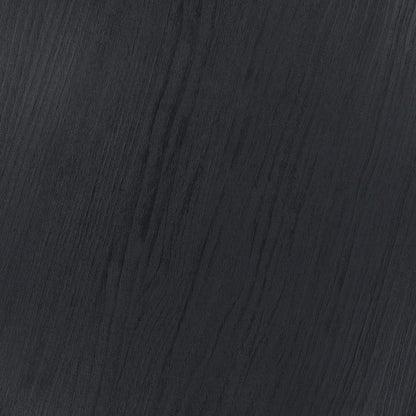 Henry & Mason - Stevie 52in Round Reclaimed Pine Wood Dining Table in Matte Black - DV7458 veiw 2