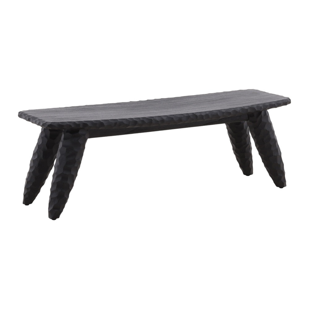 Henry & Mason - Stillman Black Mindi Wood Bench - DV7111 veiw 1