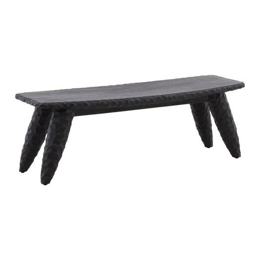 Henry & Mason - Stillman Black Mindi Wood Bench - DV7111 veiw 1