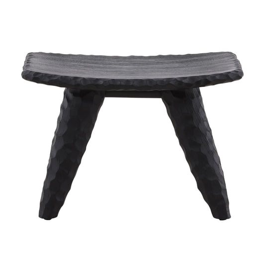 Henry & Mason - Stillman Black Mindi Wood Stool - DV7102 veiw 2