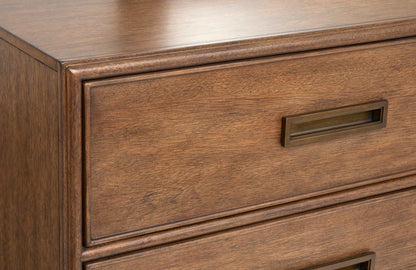 Henry & Mason  -  Stonecrest Russet Double Drawer Dresser With Landscape Mirror  - AFA01237 view 12