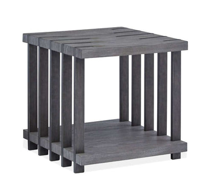 Henry & Mason - Stonevale Rectangular End Table in Weathered Gravel - AFA00237 view 1