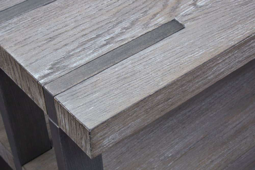 Henry & Mason - Stonevale Rectangular Sofa Table in Weathered Gravel - AFA00238 view 3