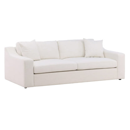 Henry & Mason - Stonie Hardwood Sofa in Cream Tweed Fabric - DV7477 veiw 1