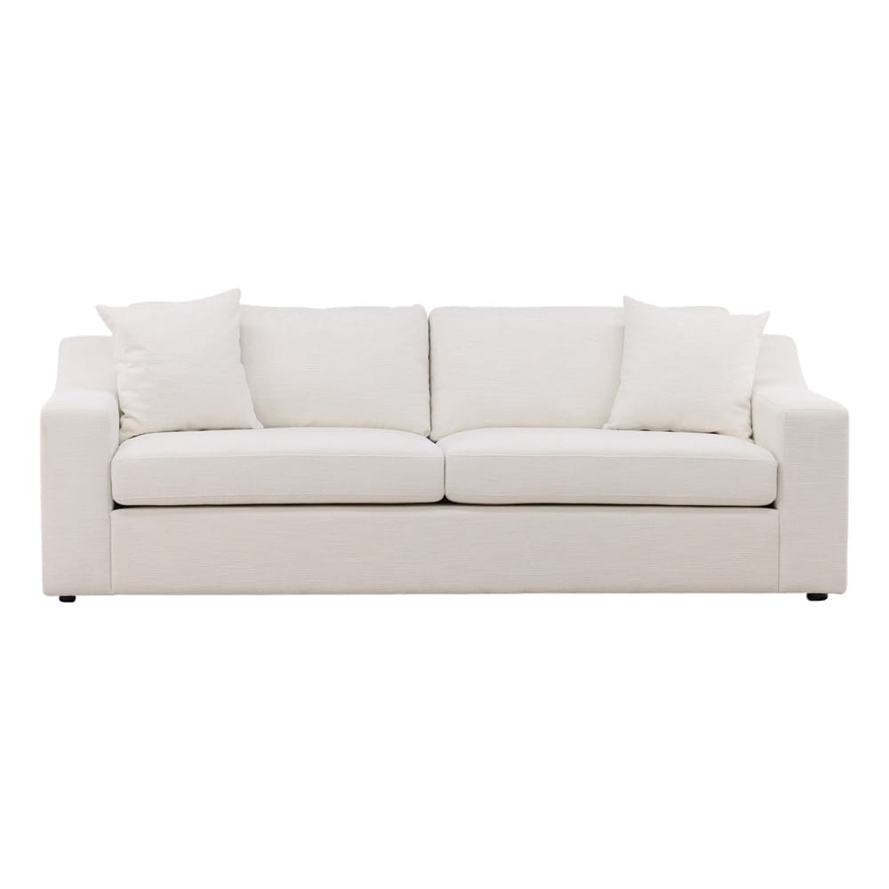 Henry & Mason - Stonie Hardwood Sofa in Cream Tweed Fabric - DV7477 veiw 2