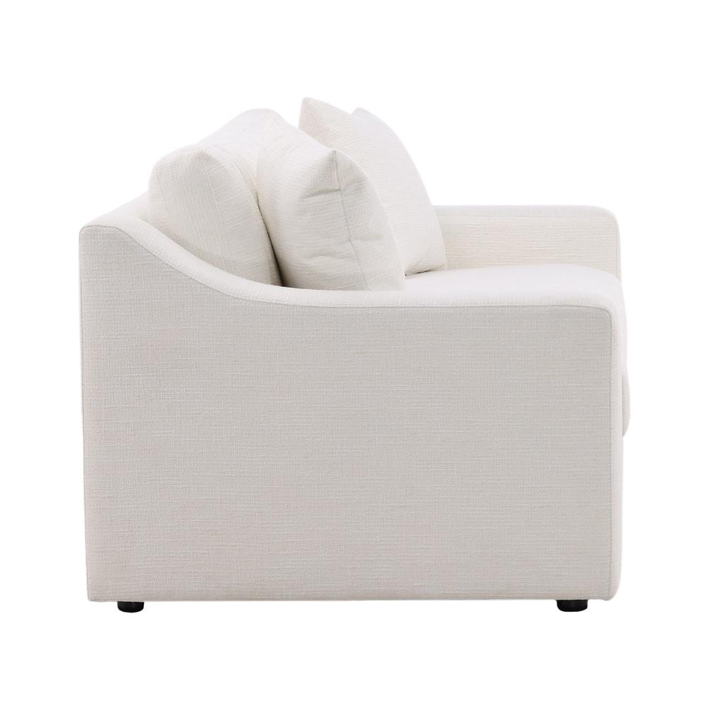 Henry & Mason - Stonie Hardwood Sofa in Cream Tweed Fabric - DV7477 veiw 3