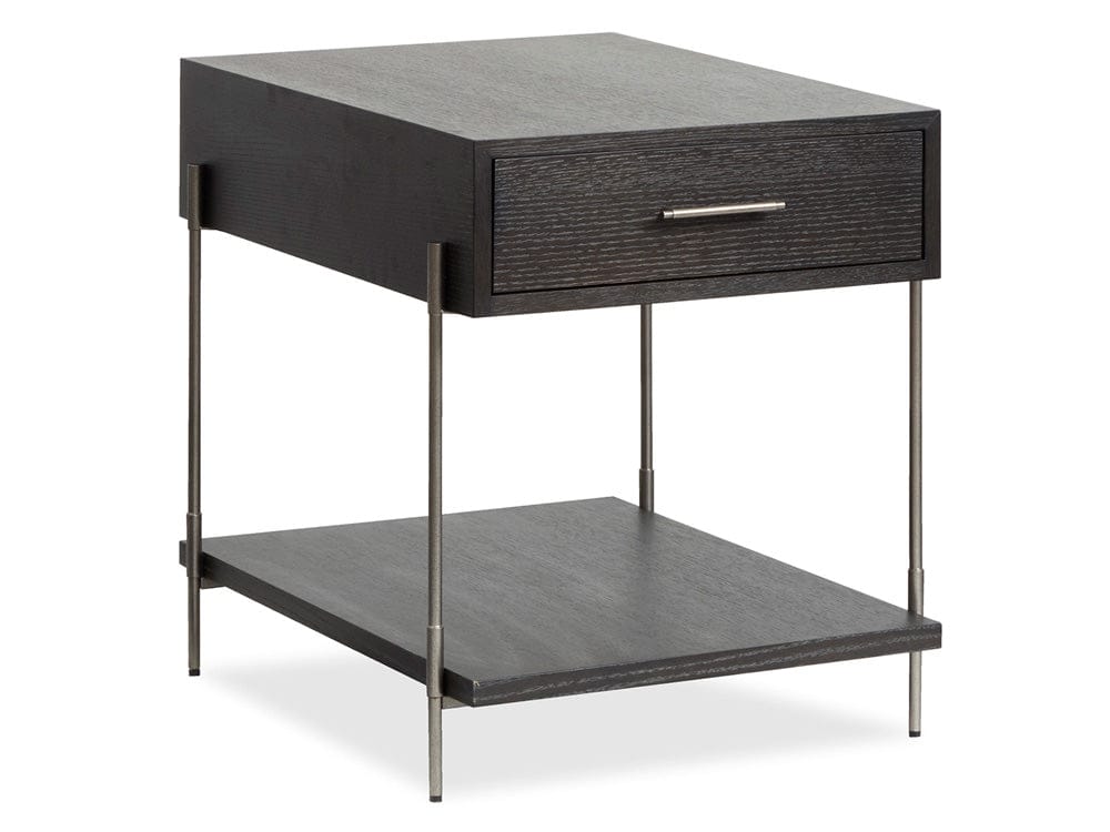 Henry & Mason  -  Straton Dark Briarsmoke Rectangular End Table  - AFA01274 view 1