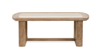 Henry & Mason  -  Stratton Riverbed Beige Rectangular Cocktail Table  - AFA00793 view 2