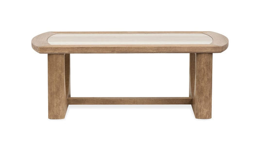 Henry & Mason  -  Stratton Riverbed Beige Rectangular Cocktail Table  - AFA00793 view 2