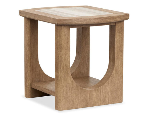 Henry & Mason  -  Stratton Riverbed Beige Rectangular End Table  - AFA00794 view 1