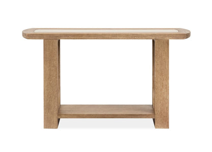 Henry & Mason  -  Stratton Riverbed Beige Rectangular Sofa Table  - AFA00795 view 2