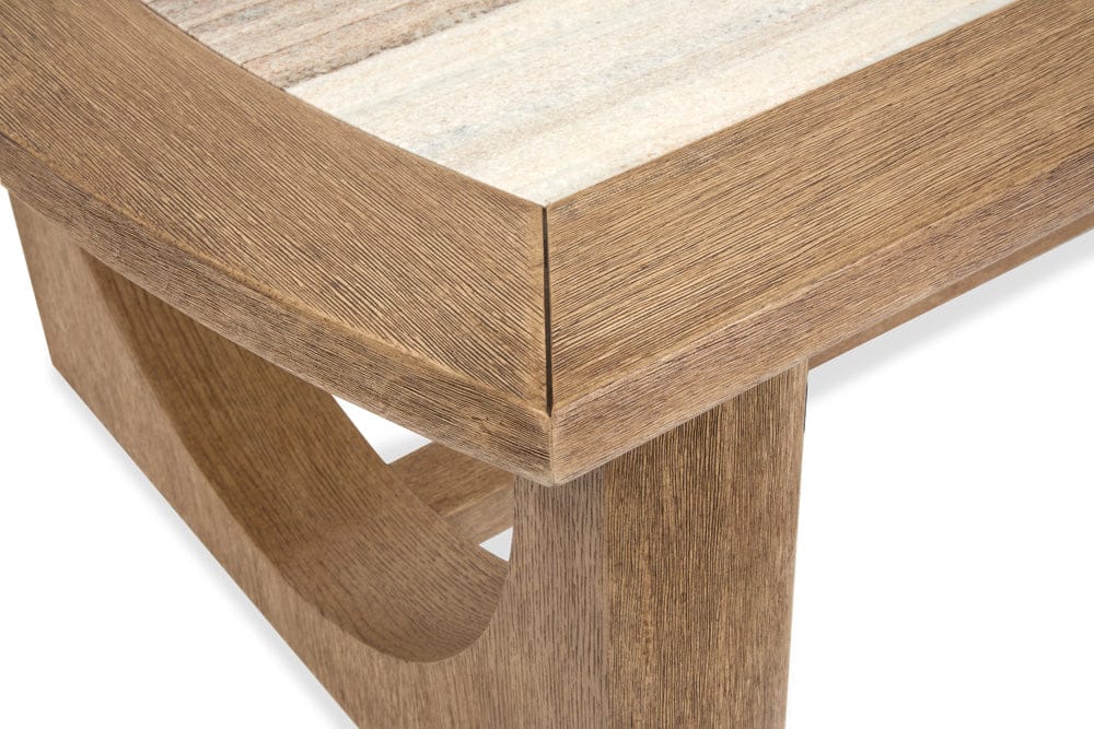 Henry & Mason  -  Stratton Riverbed Beige Rectangular Sofa Table  - AFA00795 view 9