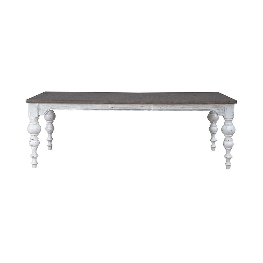 Henry & Mason - Stream Side Rectangular Leg Table in Riverstone White & Tobacco - AFA01926 view 7
