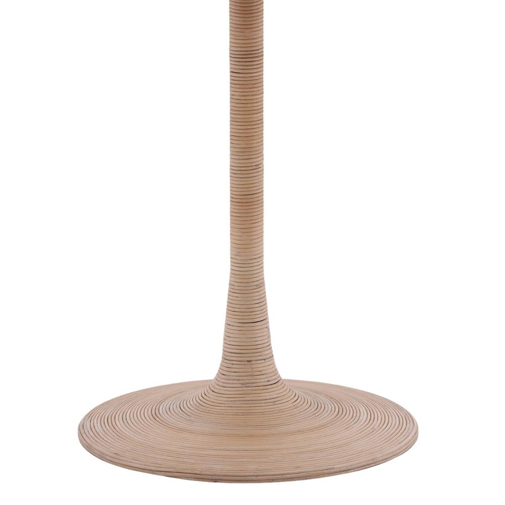 Henry & Mason - Streep 36in Round Tavertine and Iron Bistro Table with Rattan Trim - DV7483 veiw 3