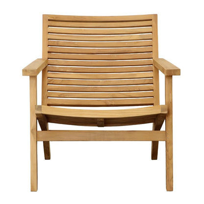 Henry & Mason - Suquee Natural Teak Wood Occasional Chair - DV7046 veiw 2