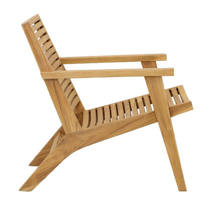 Henry & Mason - Suquee Natural Teak Wood Occasional Chair - DV7046 veiw 3