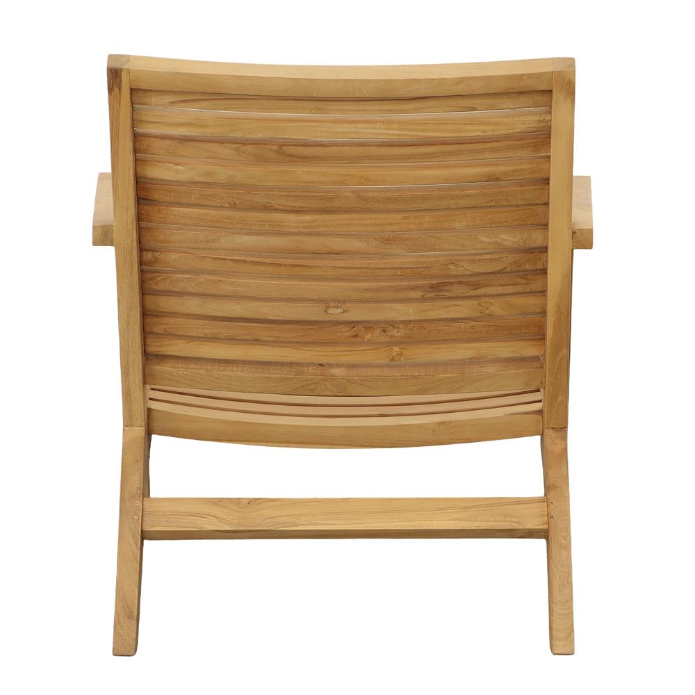 Henry & Mason - Suquee Natural Teak Wood Occasional Chair - DV7046 veiw 4