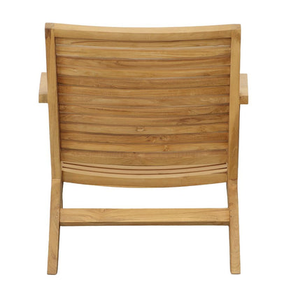 Henry & Mason - Suquee Natural Teak Wood Occasional Chair - DV7046 veiw 4