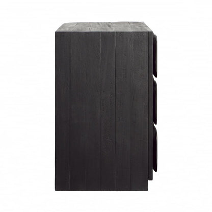 Henry & Mason - Syrtium 36.5in Mixed Wood Sideboard in Black - DV7545 veiw 3
