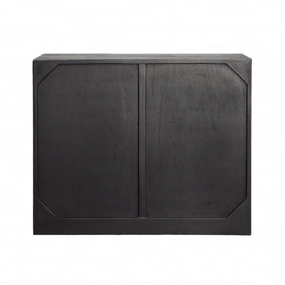 Henry & Mason - Syrtium 36.5in Mixed Wood Sideboard in Black - DV7545 veiw 4