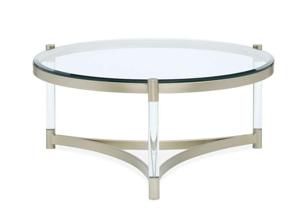Henry & Mason - Tallis Round Cocktail Table in Platinum - AFA00549 view 2