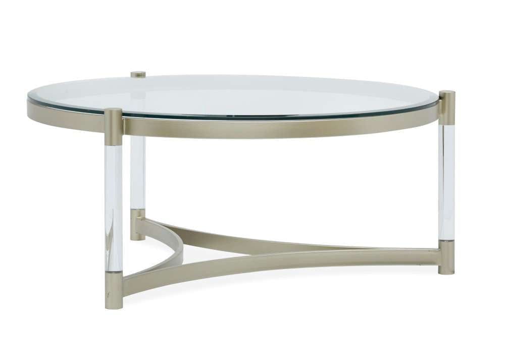 Henry & Mason - Tallis Round Cocktail Table in Platinum - AFA00549 view 3