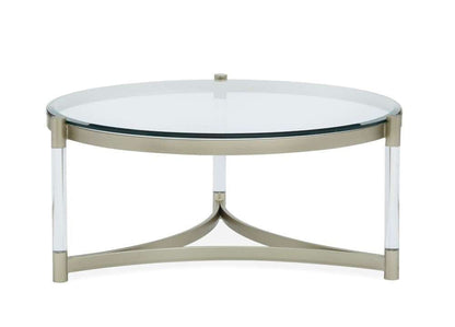 Henry & Mason - Tallis Round Cocktail Table in Platinum - AFA00549 view 4
