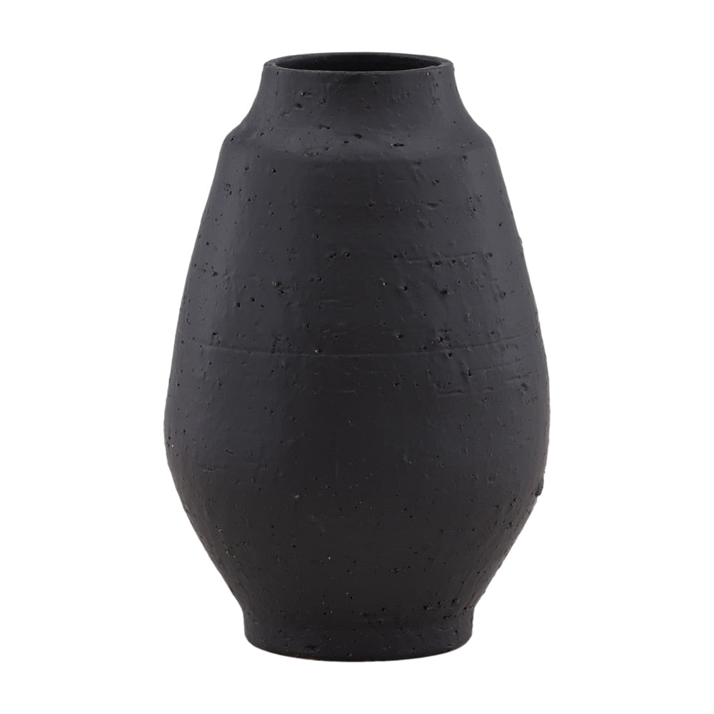 Henry & Mason - Tappan Black Terracotta Vase - DV7418 veiw 1