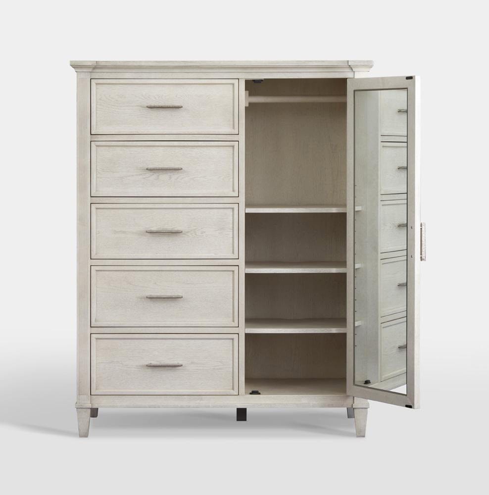 Henry & Mason - TaupeSilv Blend Door Chest - AFA00652 view 1