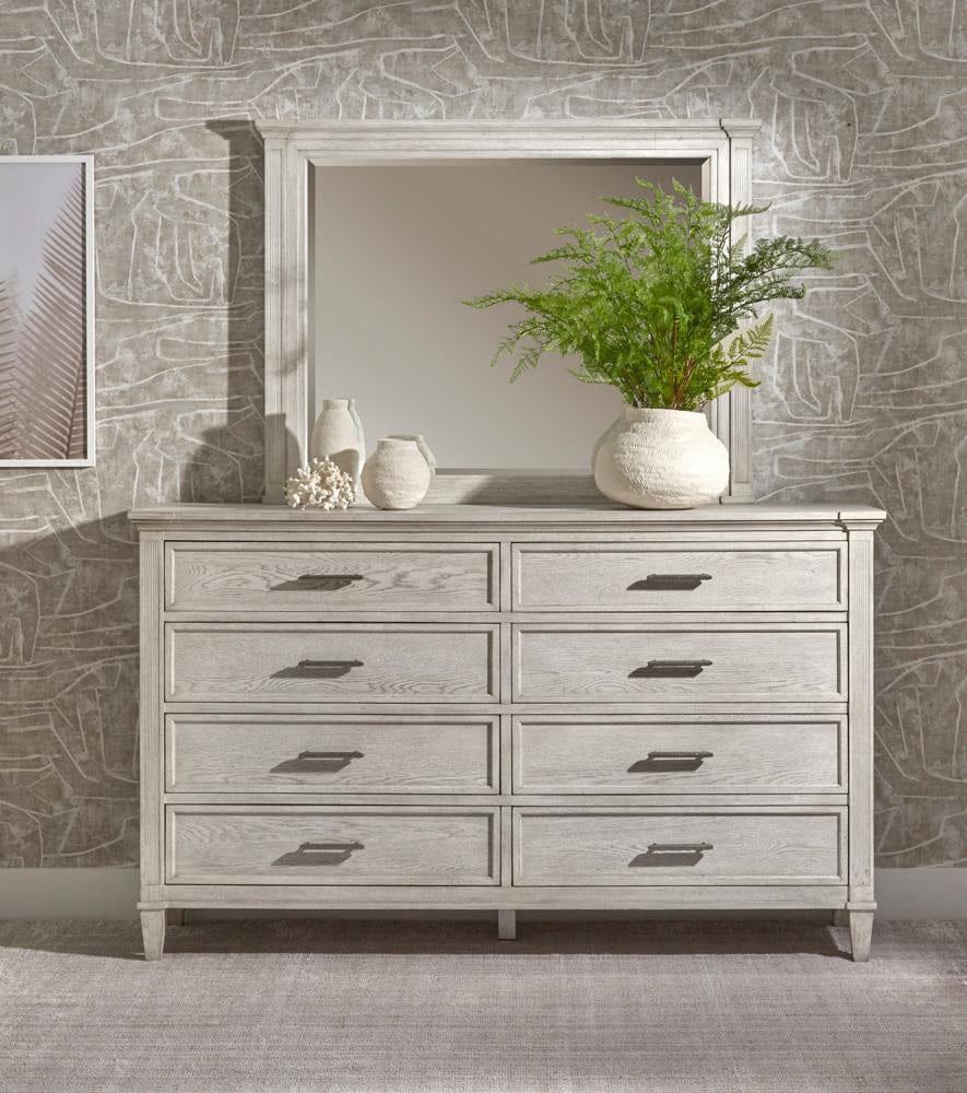 Henry & Mason - TaupeSilv Blend Double Drawer Dresser - AFA00653 view 5