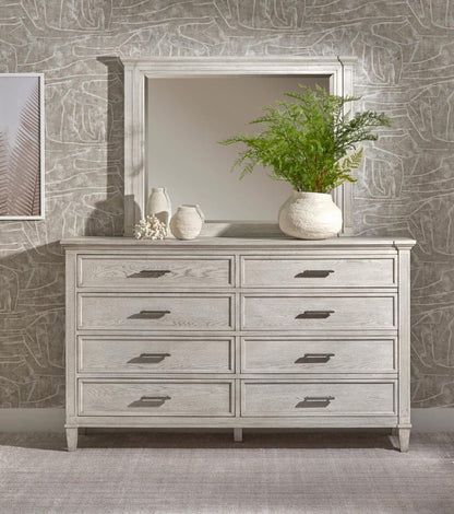 Henry & Mason - TaupeSilv Blend Double Drawer Dresser - AFA00653 view 5