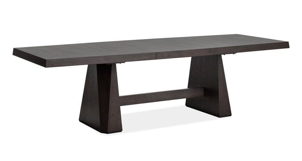Henry & Mason  -  Teron Coffee Bean Extendable Double Pedestal Dining Table  - AFA01294 view 1