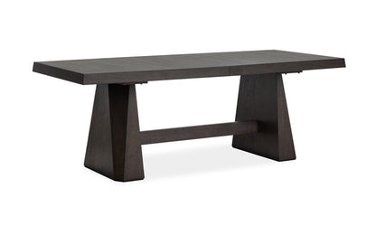 Henry & Mason  -  Teron Coffee Bean Extendable Double Pedestal Dining Table  - AFA01294 view 2