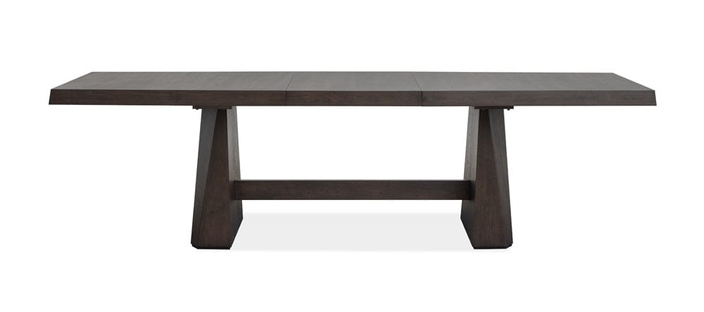 Henry & Mason  -  Teron Coffee Bean Extendable Double Pedestal Dining Table  - AFA01294 view 4