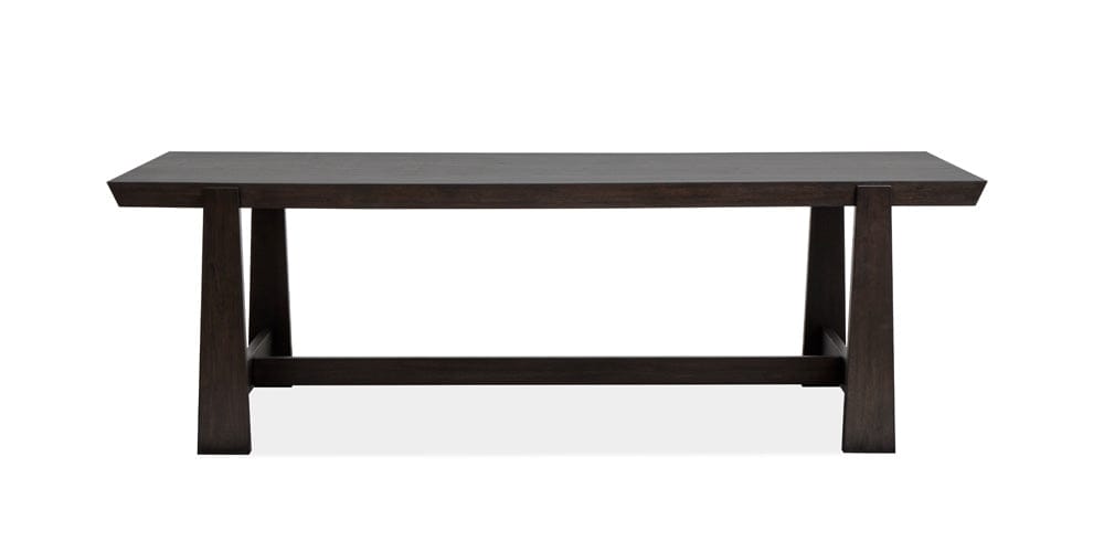 Henry & Mason  -  Teron Coffee Bean Trestle Dining Table  - AFA01296 view 2