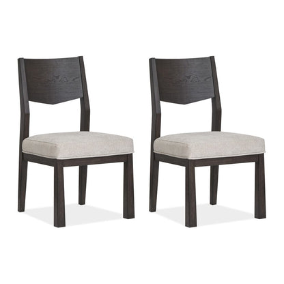 Henry & Mason  -  Teron Coffee Bean Upholstered Side Chair (Set of 2)  - AFA01297 view 1
