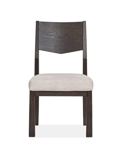 Henry & Mason  -  Teron Coffee Bean Upholstered Side Chair (Set of 2)  - AFA01297 view 2