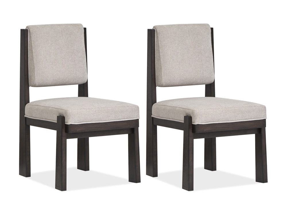 Henry & Mason  -  Teron Coffee Bean Upholstered Side Chair (Set of 2)  - AFA01298 view 1