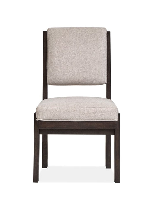 Henry & Mason  -  Teron Coffee Bean Upholstered Side Chair (Set of 2)  - AFA01298 view 2