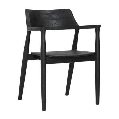 Henry & Mason - Tespin Black Teak Wood Dining Chair - DV7547 veiw 1