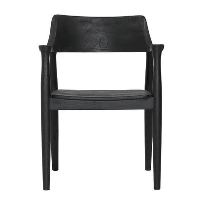 Henry & Mason - Tespin Black Teak Wood Dining Chair - DV7547 veiw 2