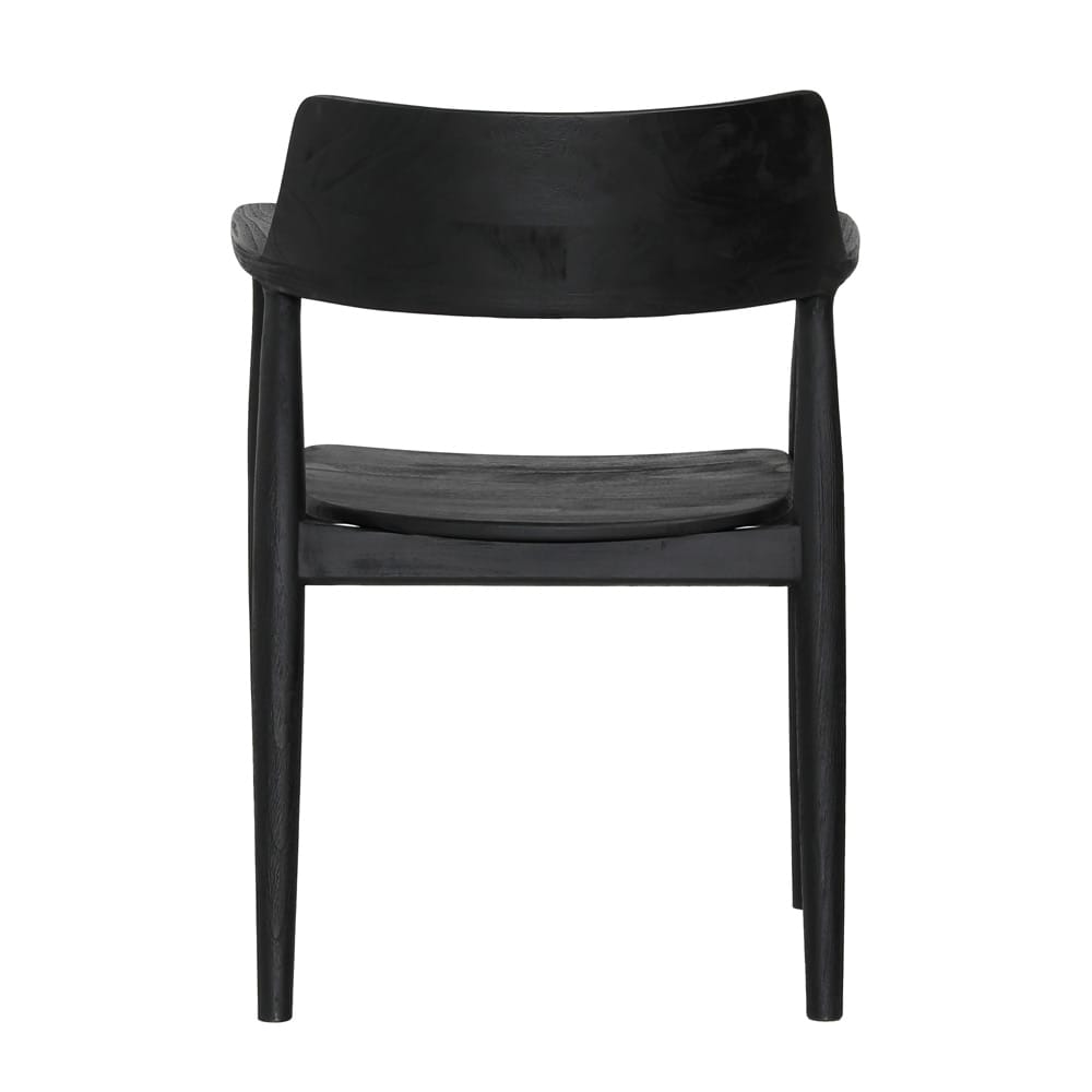 Henry & Mason - Tespin Black Teak Wood Dining Chair - DV7547 veiw 4