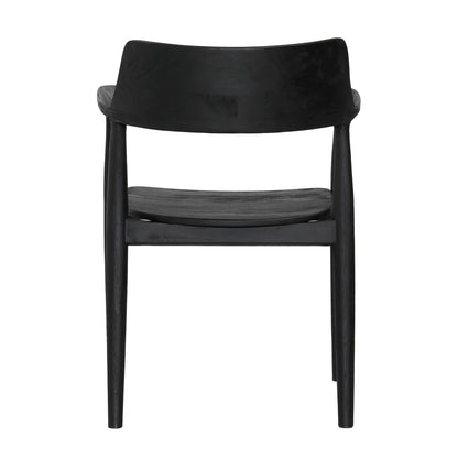 Henry & Mason - Tespin Black Teak Wood Dining Chair - DV7547 veiw 4