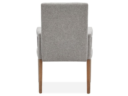 Henry & Mason  -  Thistledown Belgian Wheat Grey Upholstered Arm Chair (Set of 2)  - AFA01058 view 5