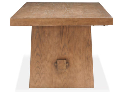 Henry & Mason  -  Thistledown Belgian Wheat Trestle Dining Table  - AFA01063 view 3