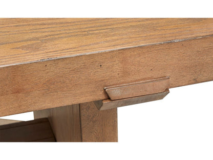 Henry & Mason  -  Thistledown Belgian Wheat Trestle Dining Table  - AFA01063 view 5