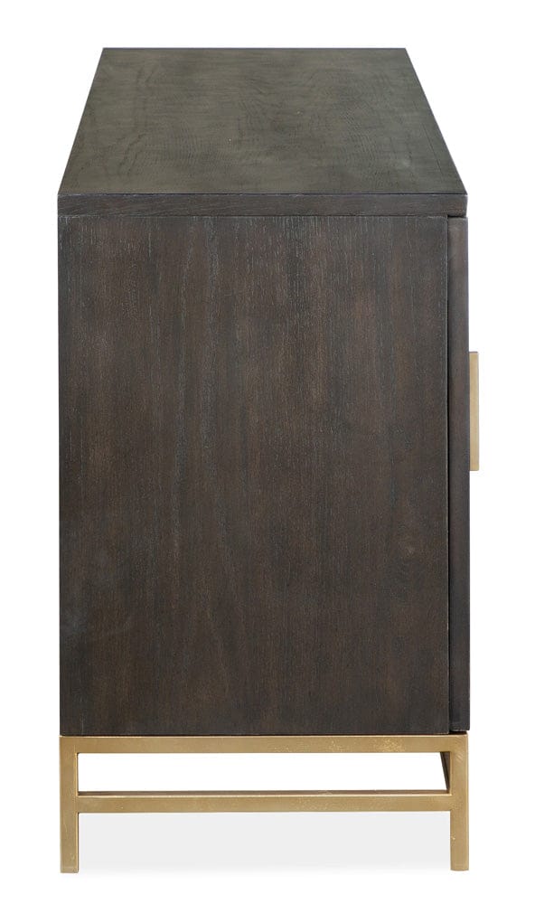 Henry & Mason  -  Thistledown Coffee Bean Dark Small Console  - AFA01068 view 3