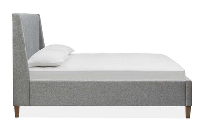 Henry & Mason - Thistledown Complete King Grey Upholstered Island Bed - AFA00401 view 2